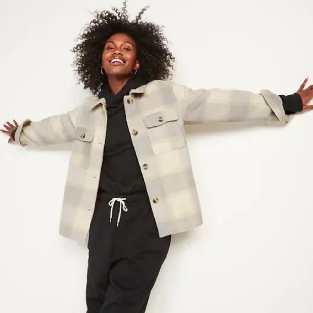 Plaid Women's Jacket in Gray